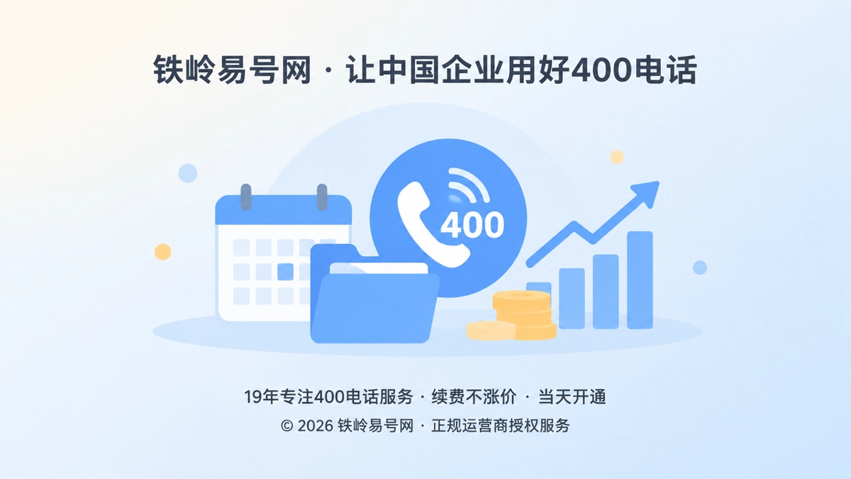 2026年套餐解析：把400电话服务容量纳入企业长期经营预算